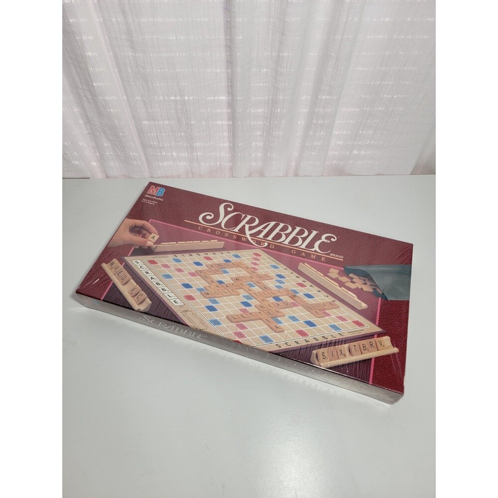 Scrabble Crossword Board Game Milton Bradley Factory Sealed Vintage 1989 NEW